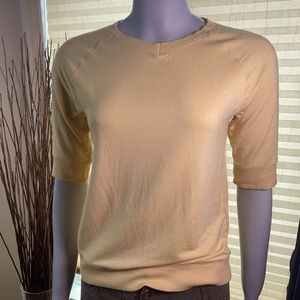 Banana Republic Women’s V-Neck Yellow Mid Sleeve Light Sweater Fits XS